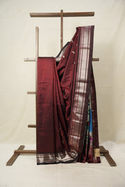 Coffee Brown Silk Paithani Saree - SRCBPS734