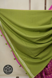 Pink HBP Cotton Saree - SRPCS3334