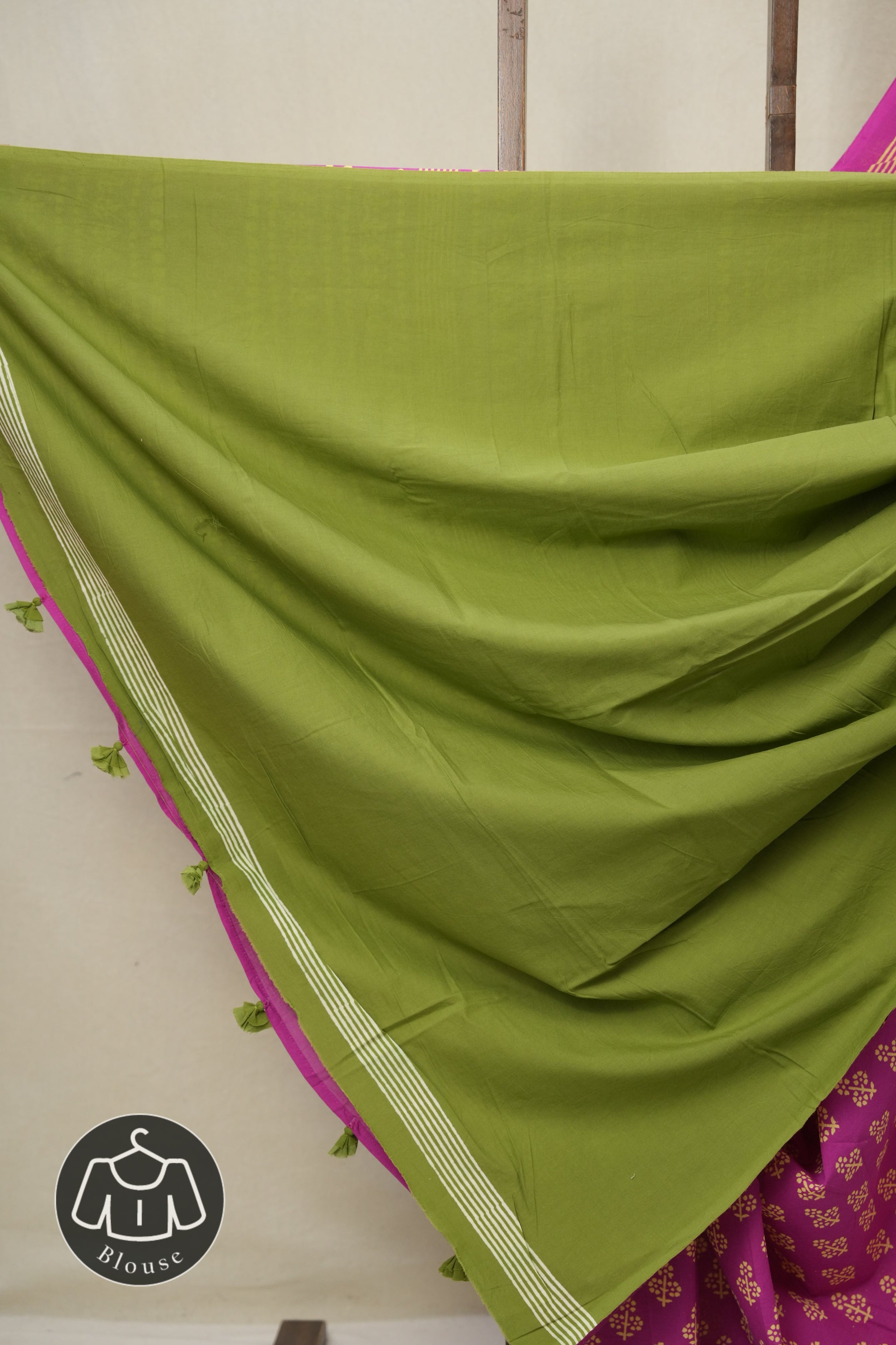 Pink HBP Cotton Saree - SRPCS3334