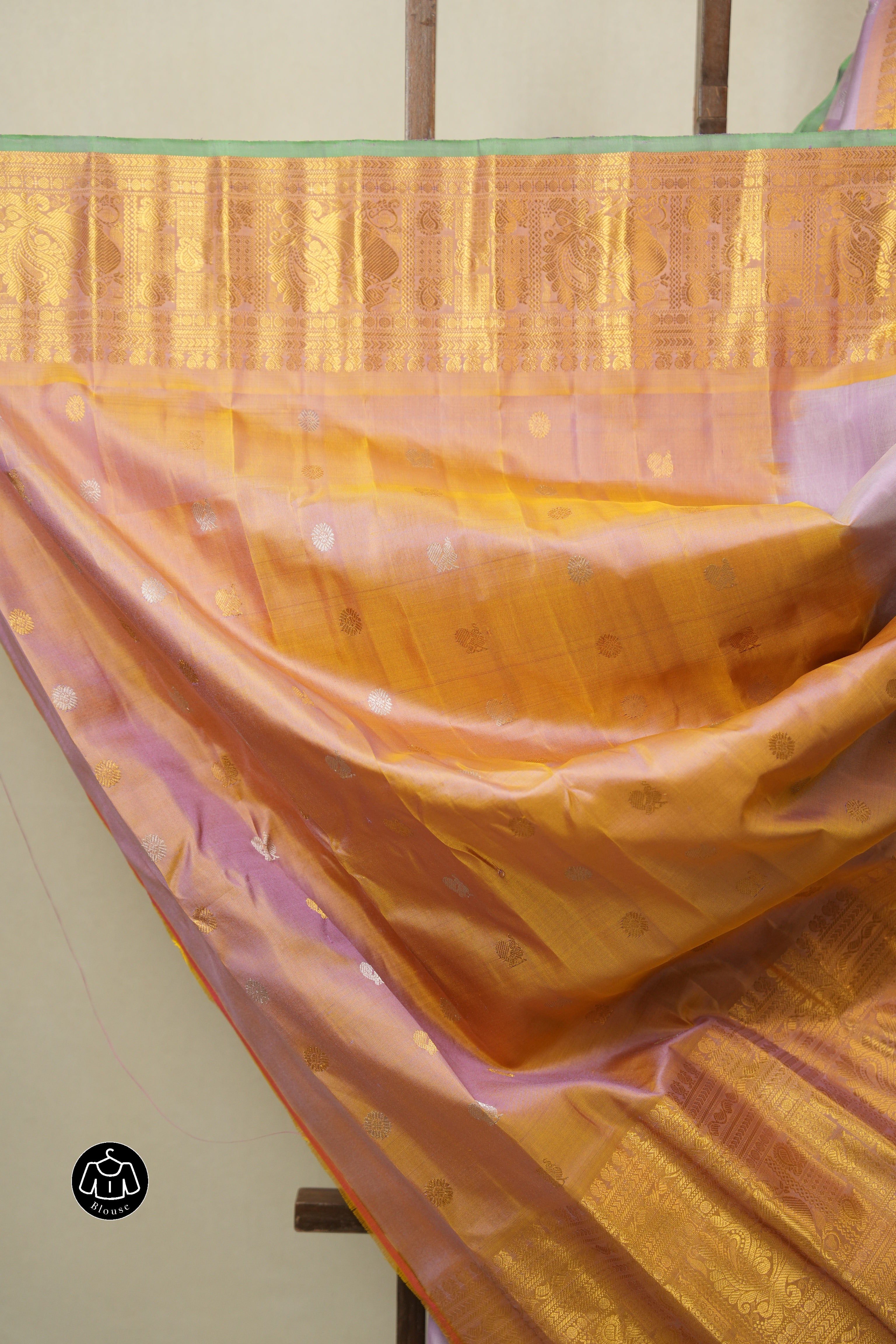 Lilac Gadwal Silk Saree - SRLGSS642