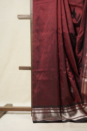 Coffee Brown Silk Paithani Saree - SRCBPS734