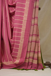Light Pink HBP Cotton Saree - SRLPCS3333