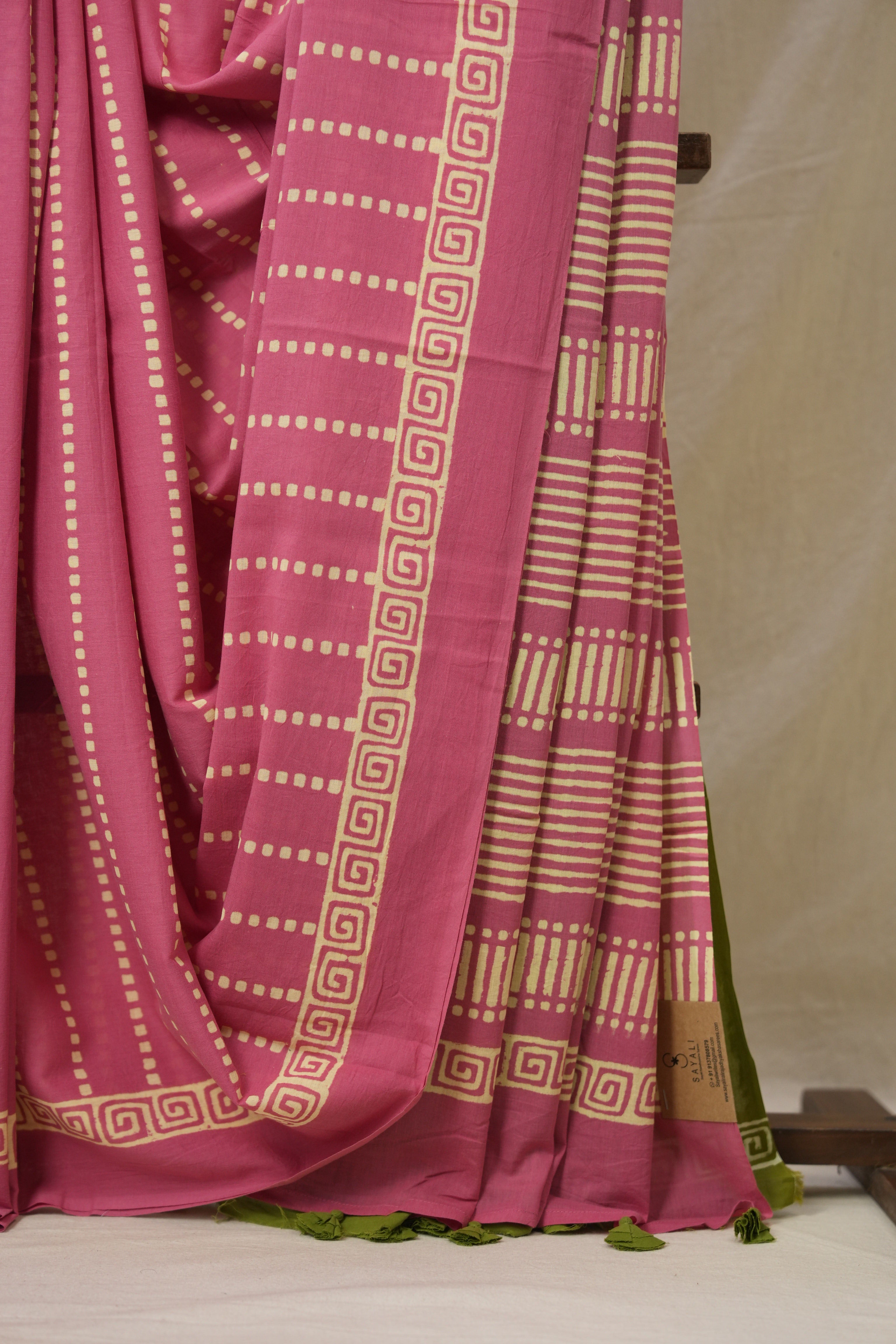 Light Pink HBP Cotton Saree - SRLPCS3333