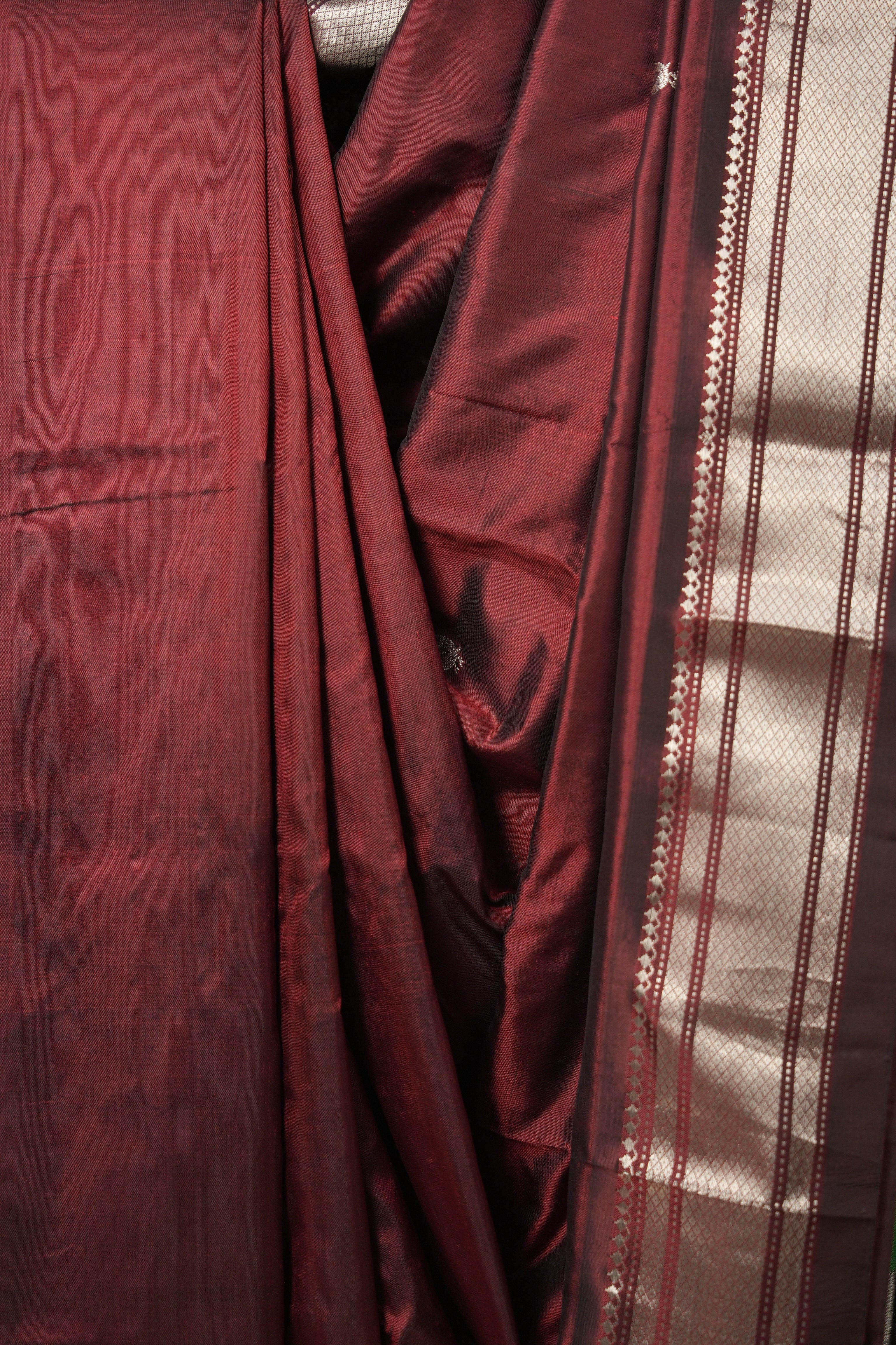 Coffee Brown Silk Paithani Saree - SRCBPS734