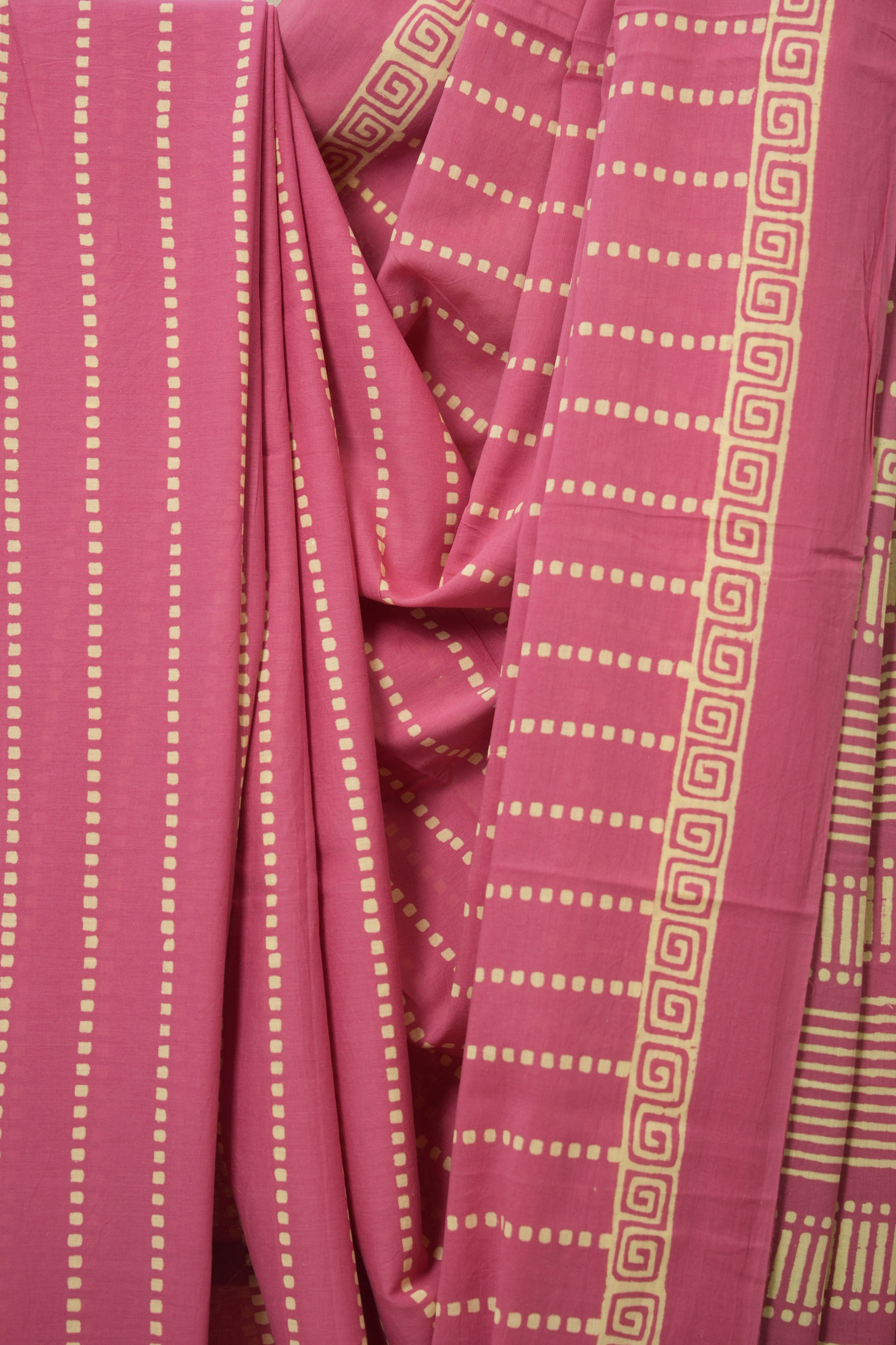 Light Pink HBP Cotton Saree - SRLPCS3333