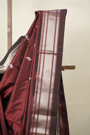Coffee Brown Silk Paithani Saree - SRCBPS734