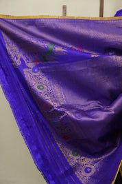 Green Gadwal Silk Saree - SRGGSS644