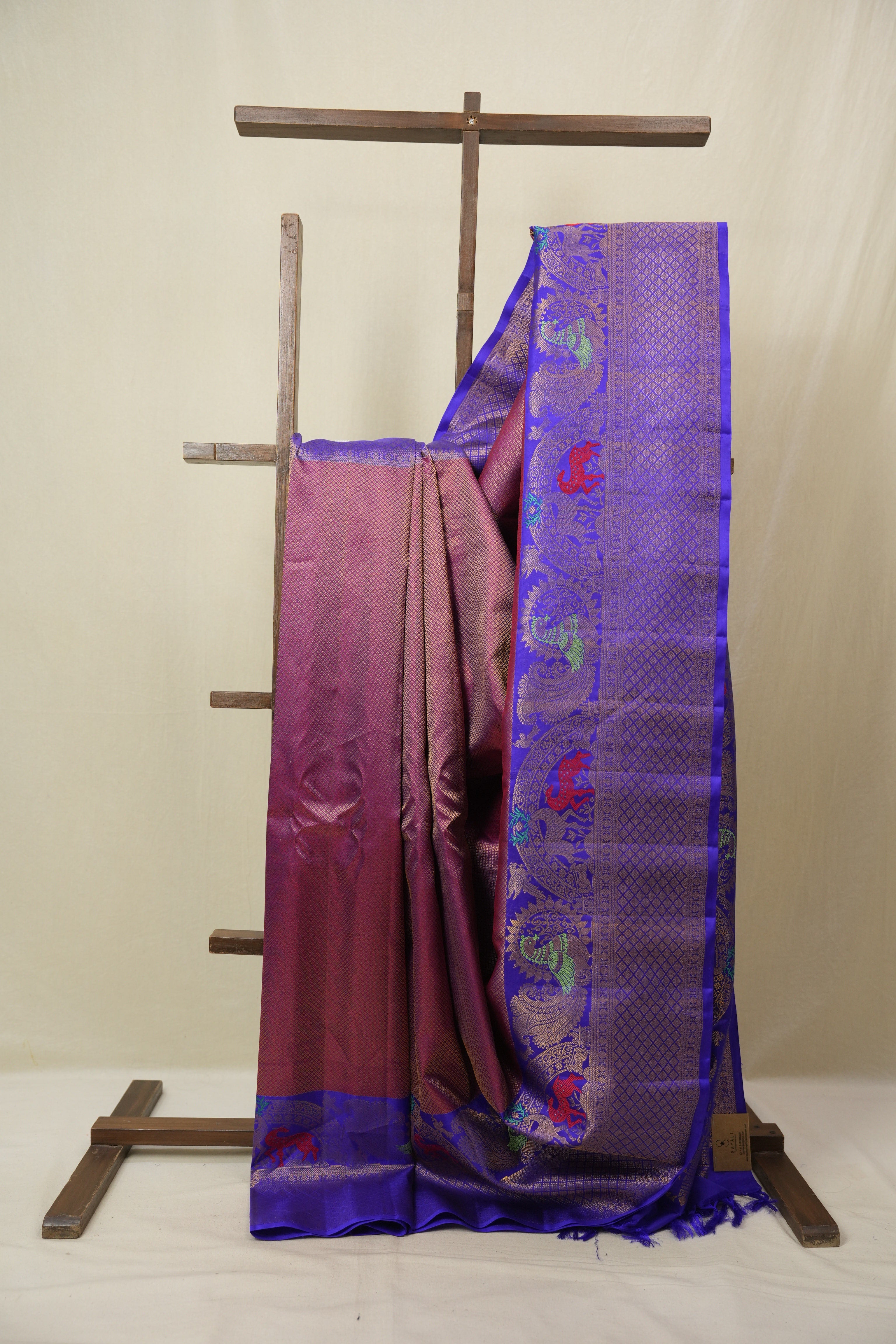 Pink Gadwal Silk Saree - SRPGSS641