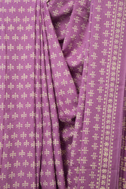 Purple HBP Cotton Saree - SRPCS3336
