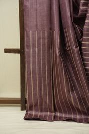 Dusty Pink Tussar Silk Saree - SRDPTSS1911
