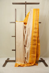 Beige Gadwal Silk Saree - SRBGSS645