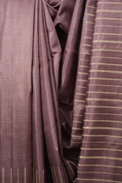 Dusty Pink Tussar Silk Saree - SRDPTSS1911