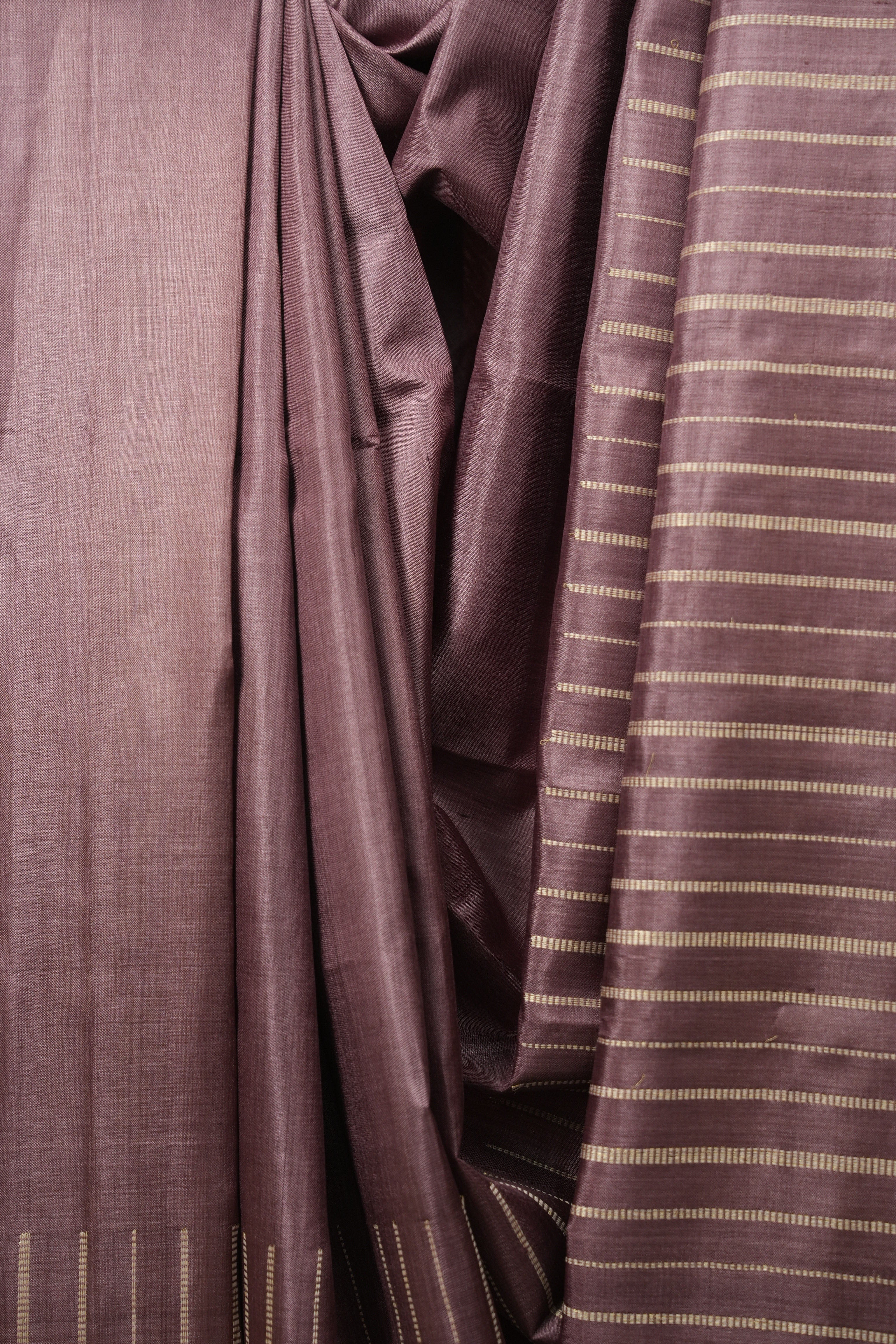Dusty Pink Tussar Silk Saree - SRDPTSS1911