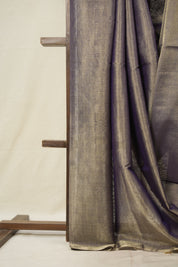 Purple Gold Maheshwari Tissue Saree - SRPGMTS639