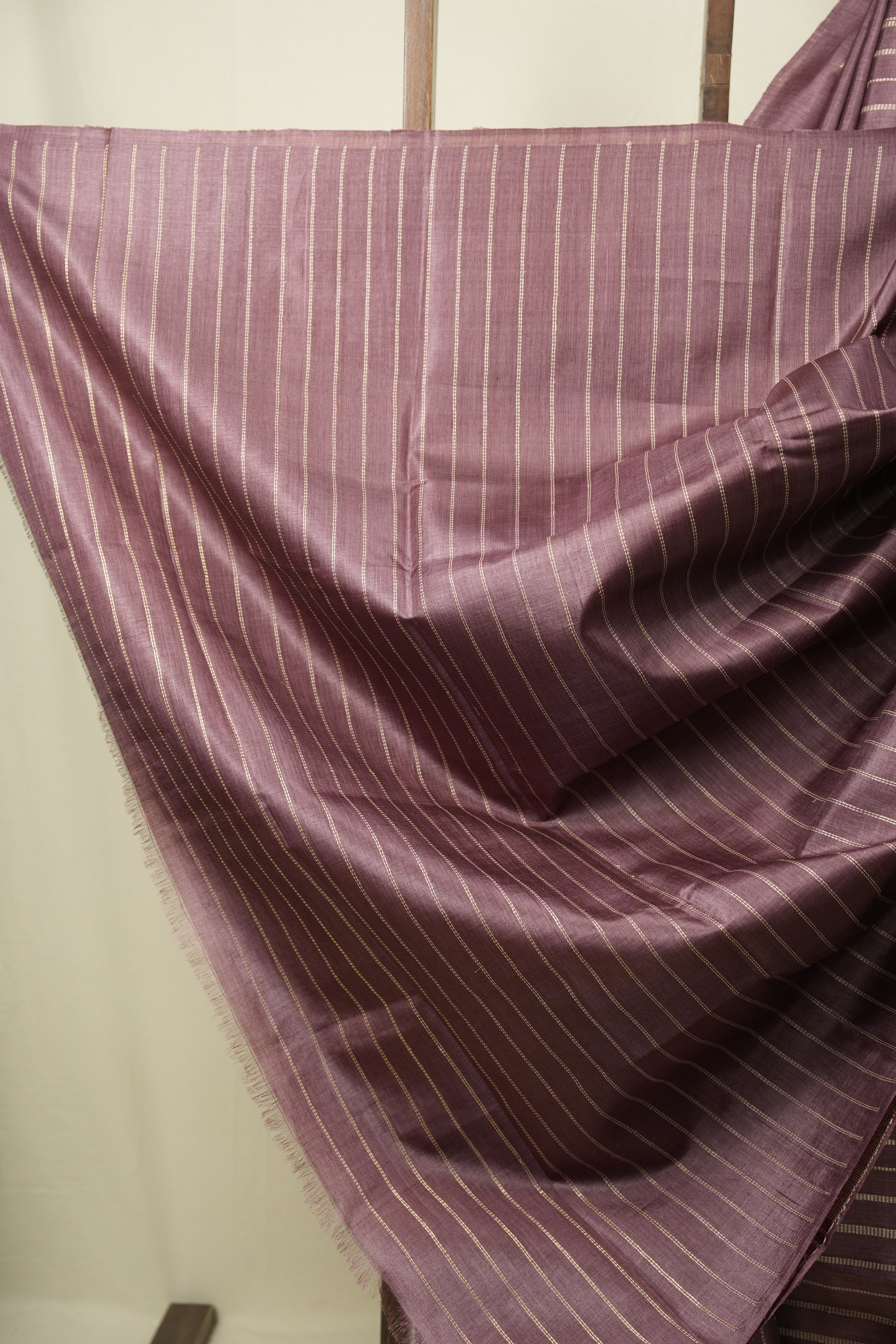 Dusty Pink Tussar Silk Saree - SRDPTSS1911