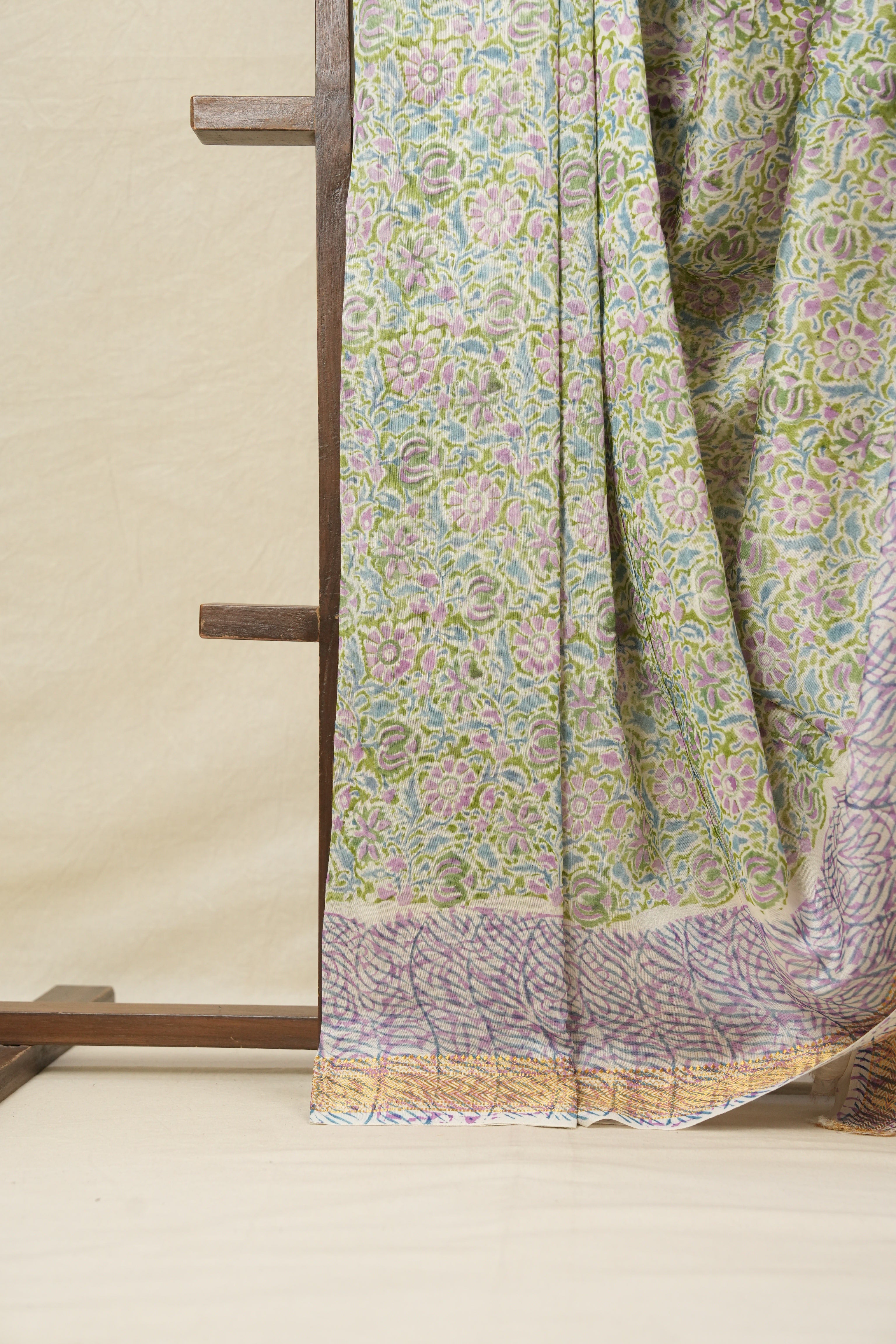 Green HBP Cotton Silk Chanderi Saree - SRGCSCS633