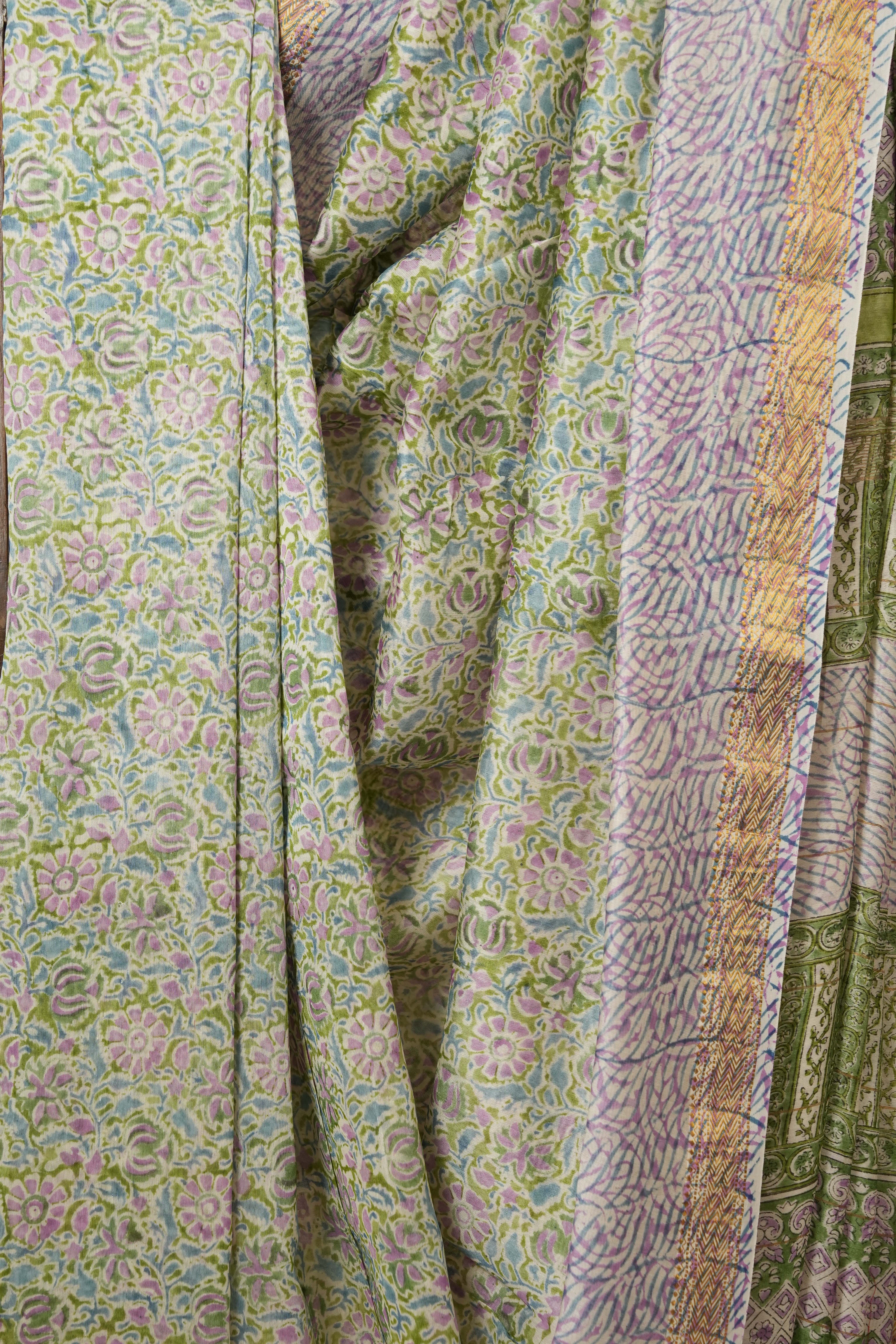 Green HBP Cotton Silk Chanderi Saree - SRGCSCS633