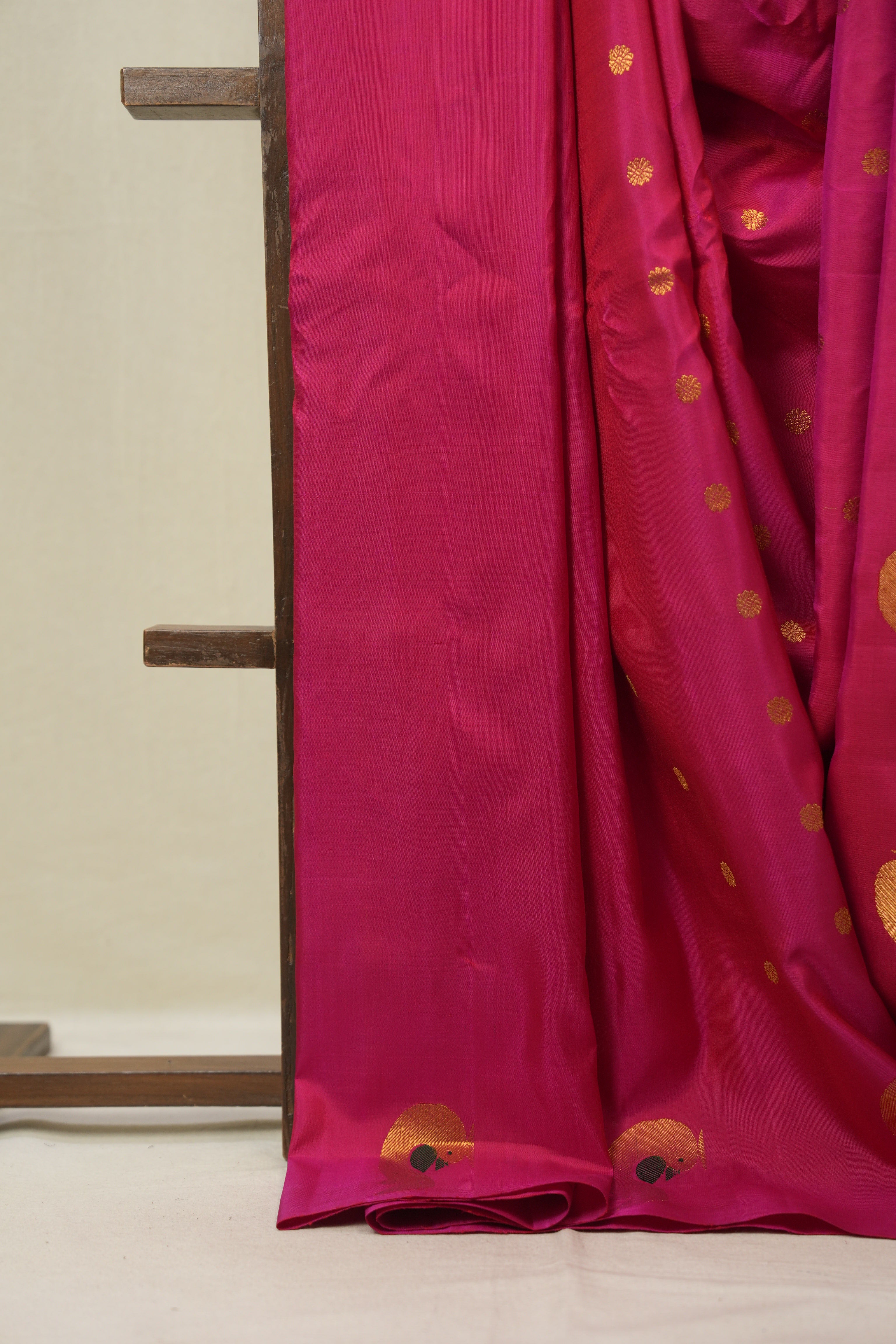Pink Gadwal Silk Saree - SRPGSS638