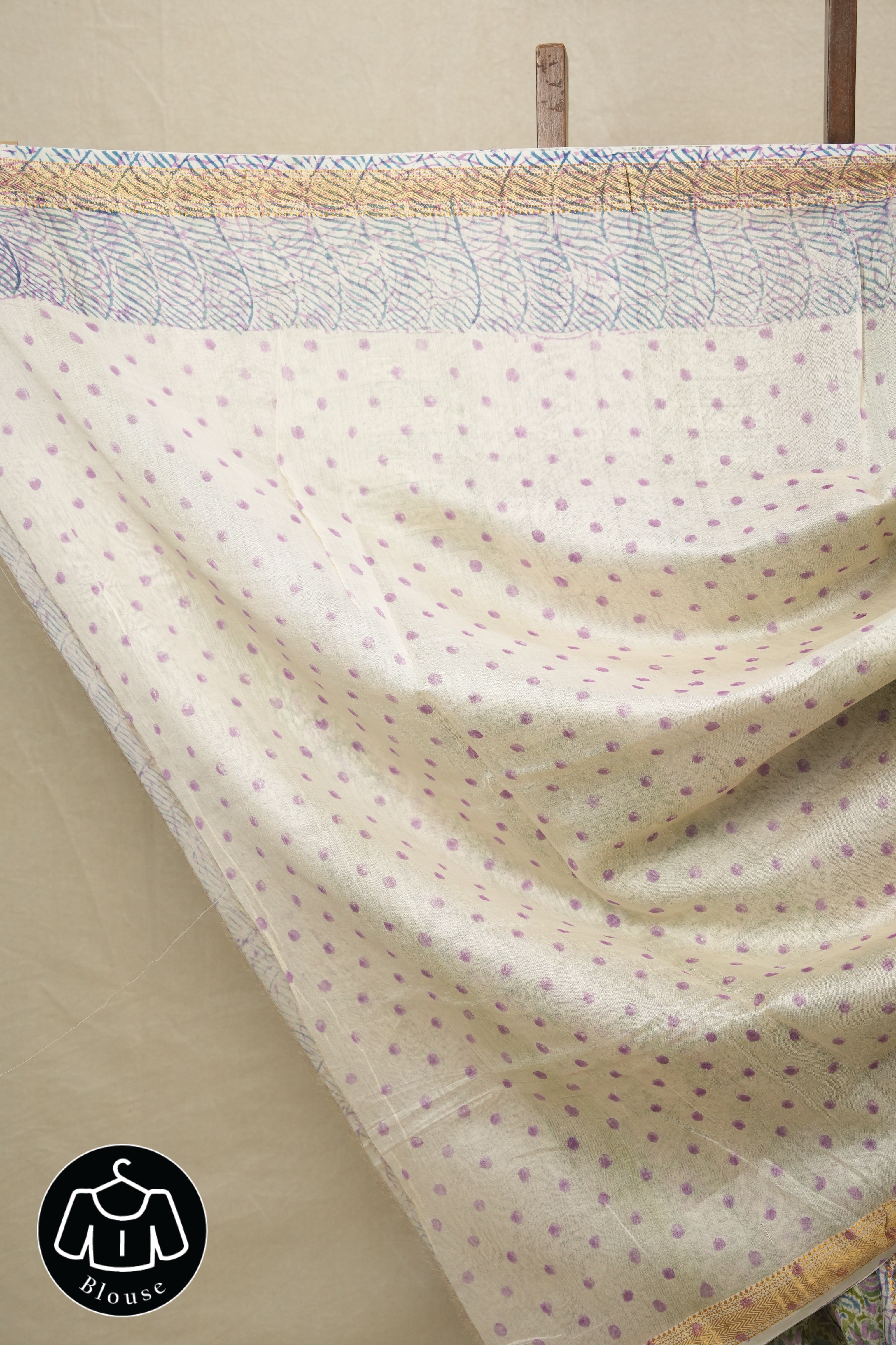 Green HBP Cotton Silk Chanderi Saree - SRGCSCS633