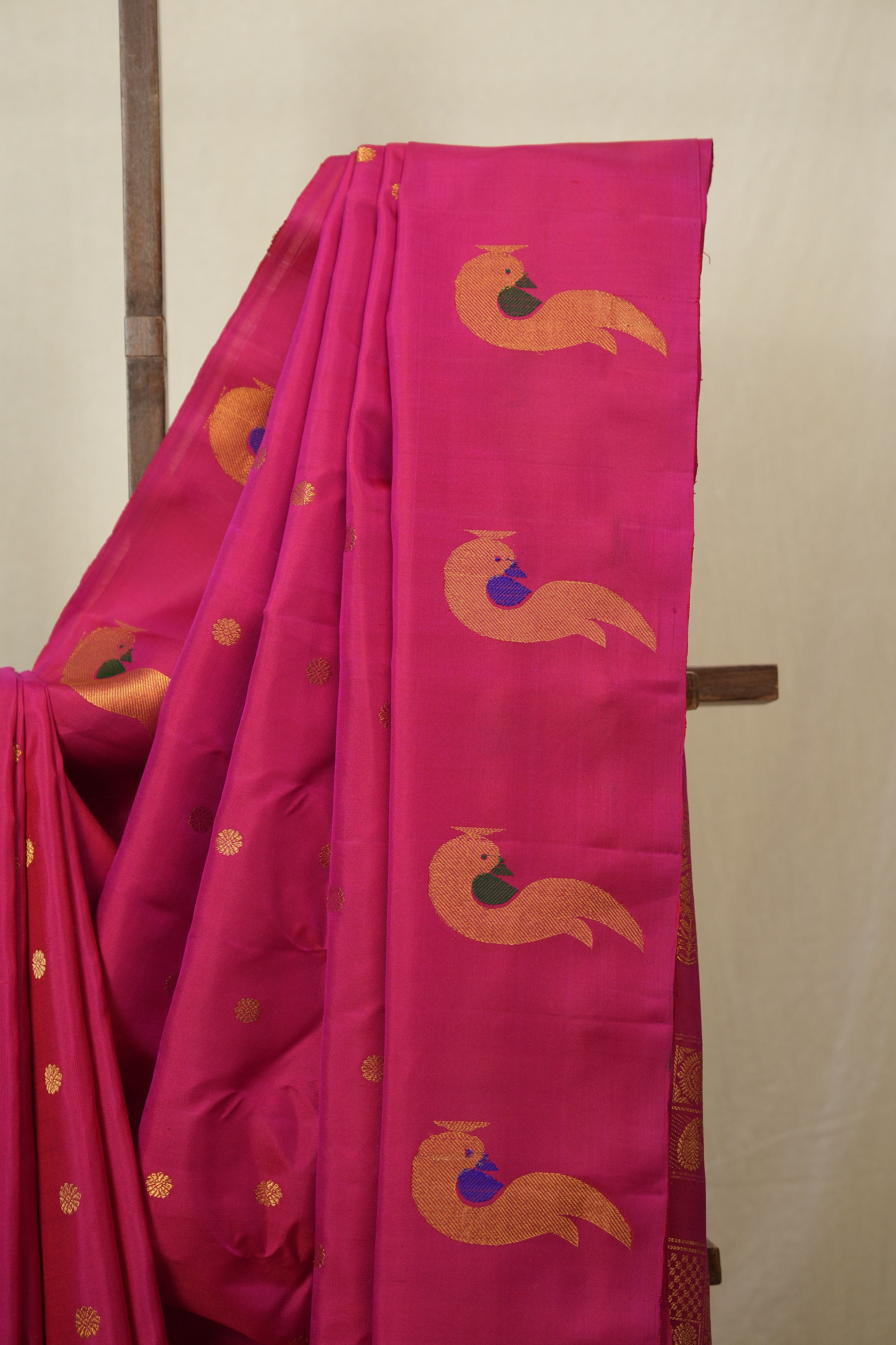 Pink Gadwal Silk Saree - SRPGSS638