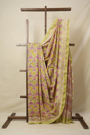 Green HBP Cotton Silk Chanderi Saree - SRGCSCS647