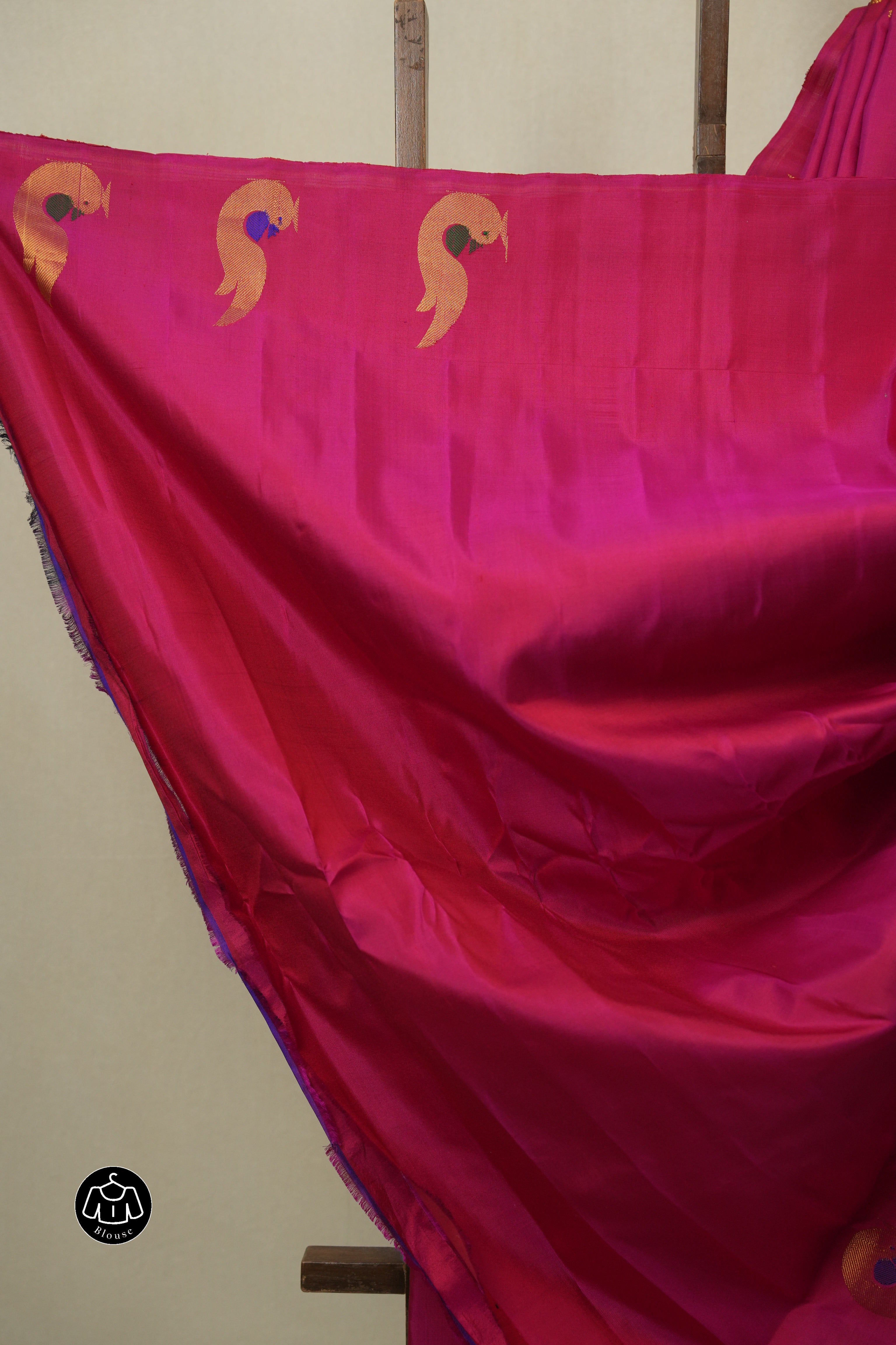 Pink Gadwal Silk Saree - SRPGSS638