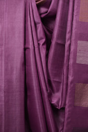 Purple Tussar Silk Saree - SRPTSS1902