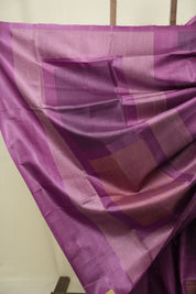 Purple Tussar Silk Saree - SRPTSS1902