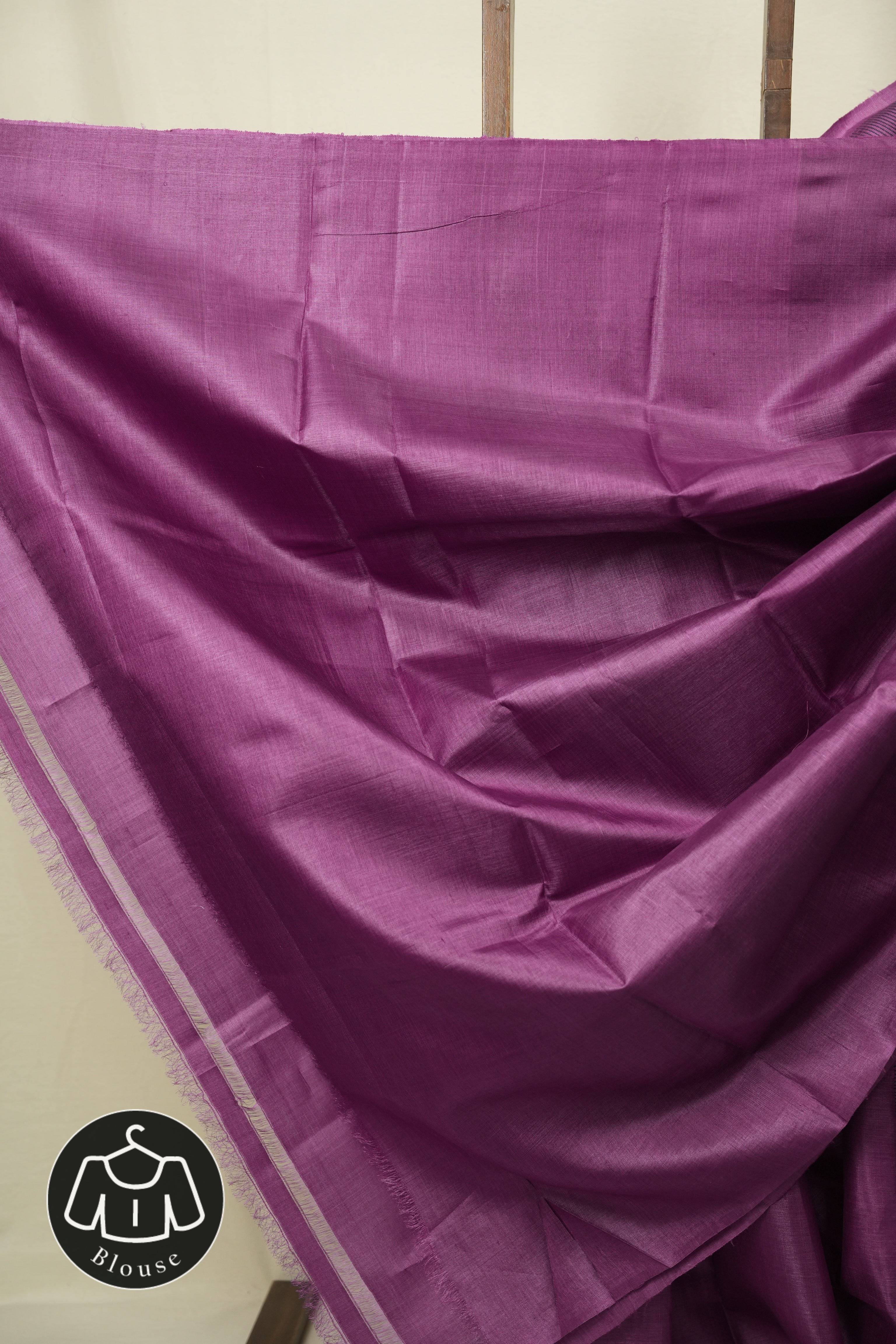 Purple Tussar Silk Saree - SRPTSS1902
