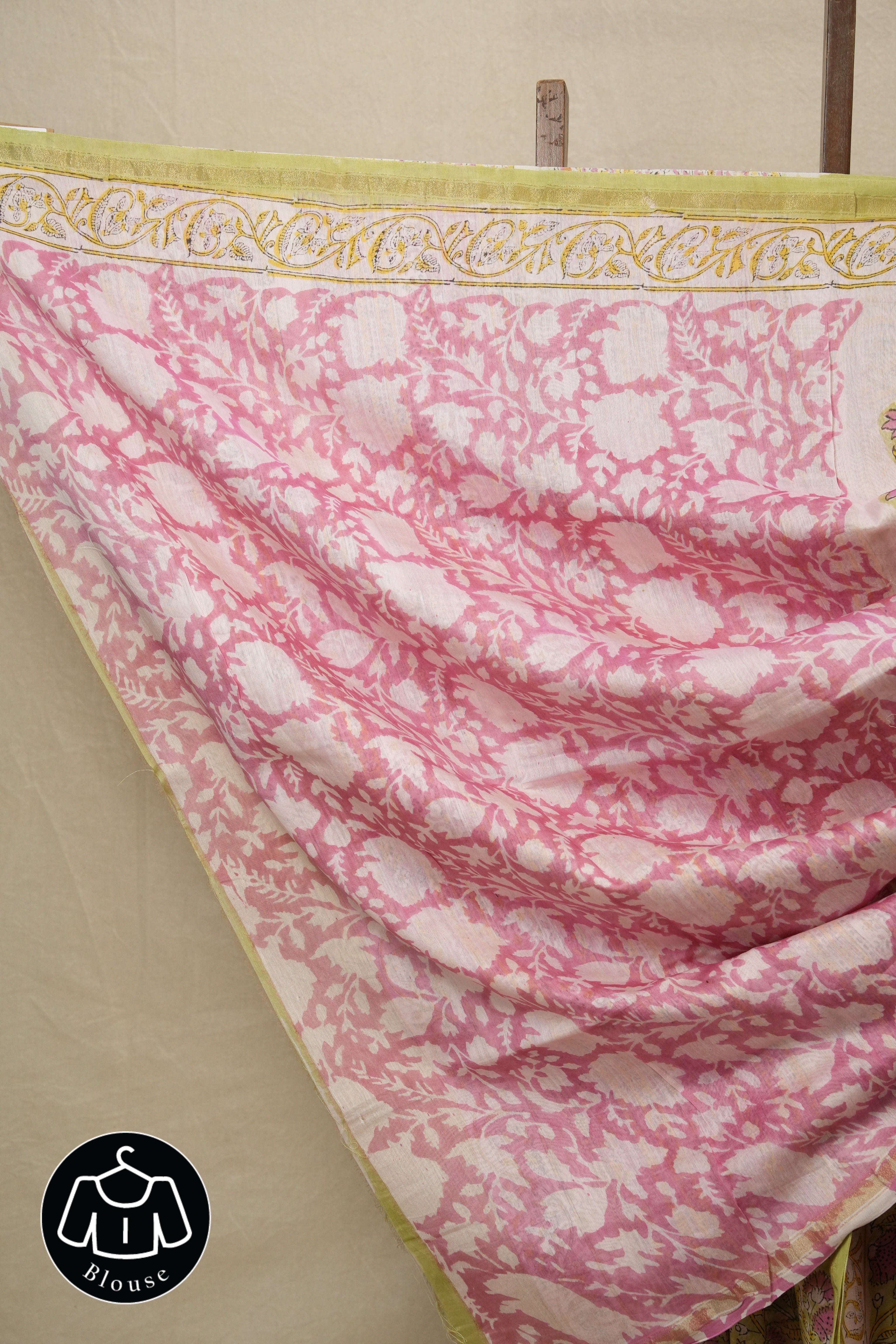 Green HBP Cotton Silk Chanderi Saree - SRGCSCS647