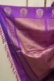 Green Gadwal Silk Saree - SRGGSS639