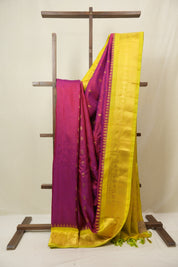 Magenta Gadwal Silk Saree - SRMGSS643