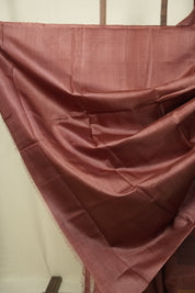 Brown Tussar Silk Saree - SRBTSS1900