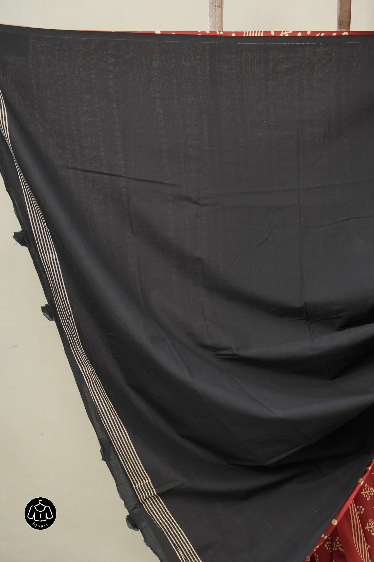 Red HBP Cotton Saree - SRRCS3330