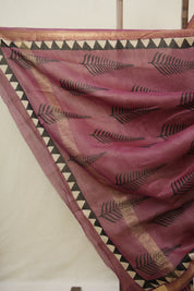 Mustard Yellow HBP Cotton Silk Saree With Maheshwari Border - SRMYCSS1487
