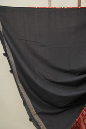 Red HBP Cotton Saree - SRRCS3330