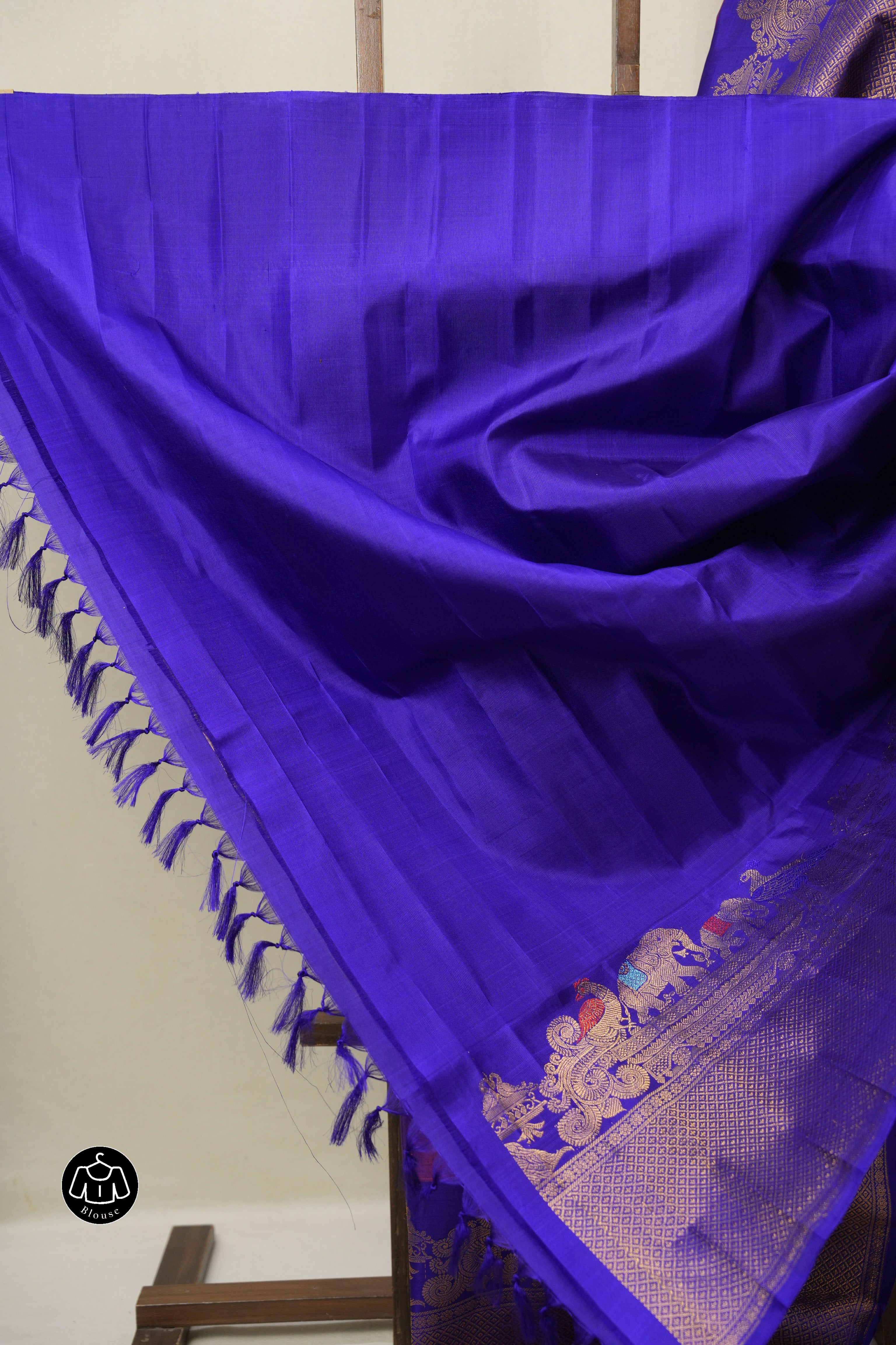 Purple Gadwal Silk Saree - SRPGSS640
