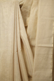 Beige Maheshwari Tissue Saree - SRBMTS646