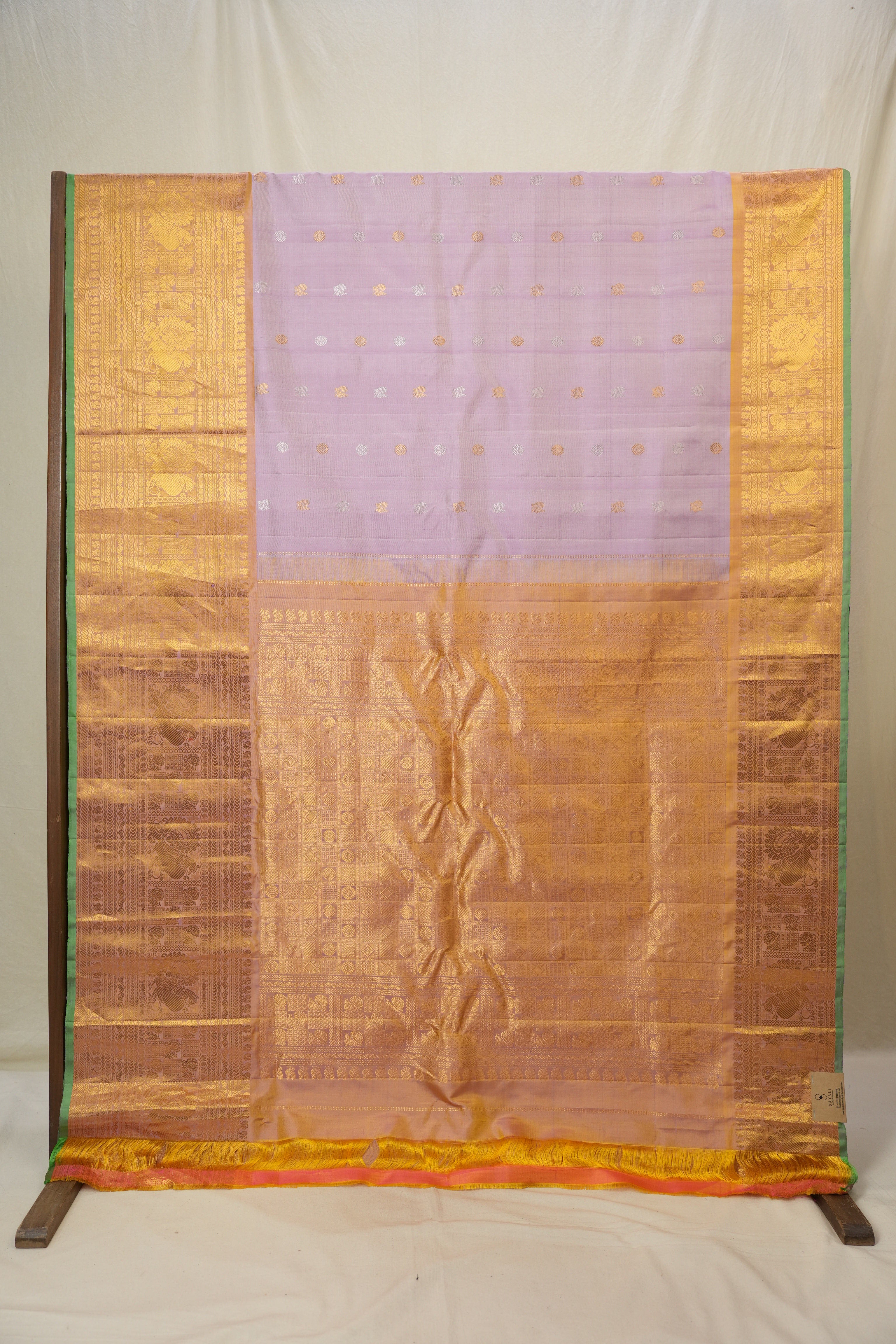 Lilac Gadwal Silk Saree - SRLGSS642