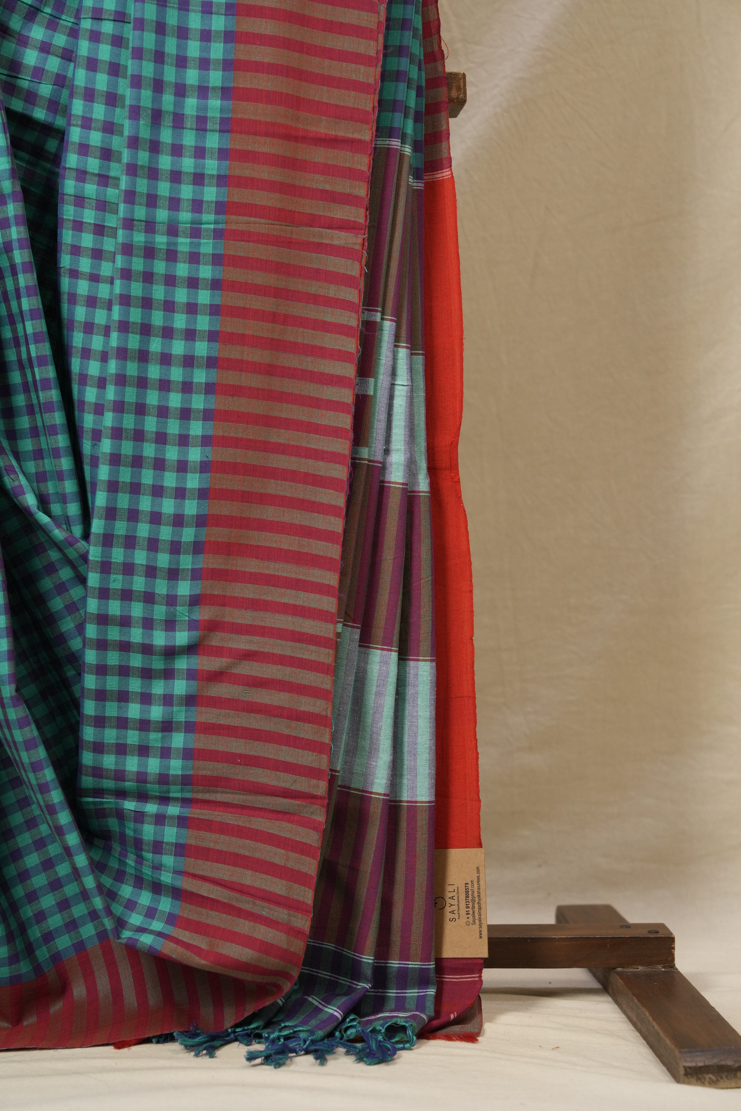 Multicolor Cotton Ilkal Saree - SRMCIS555