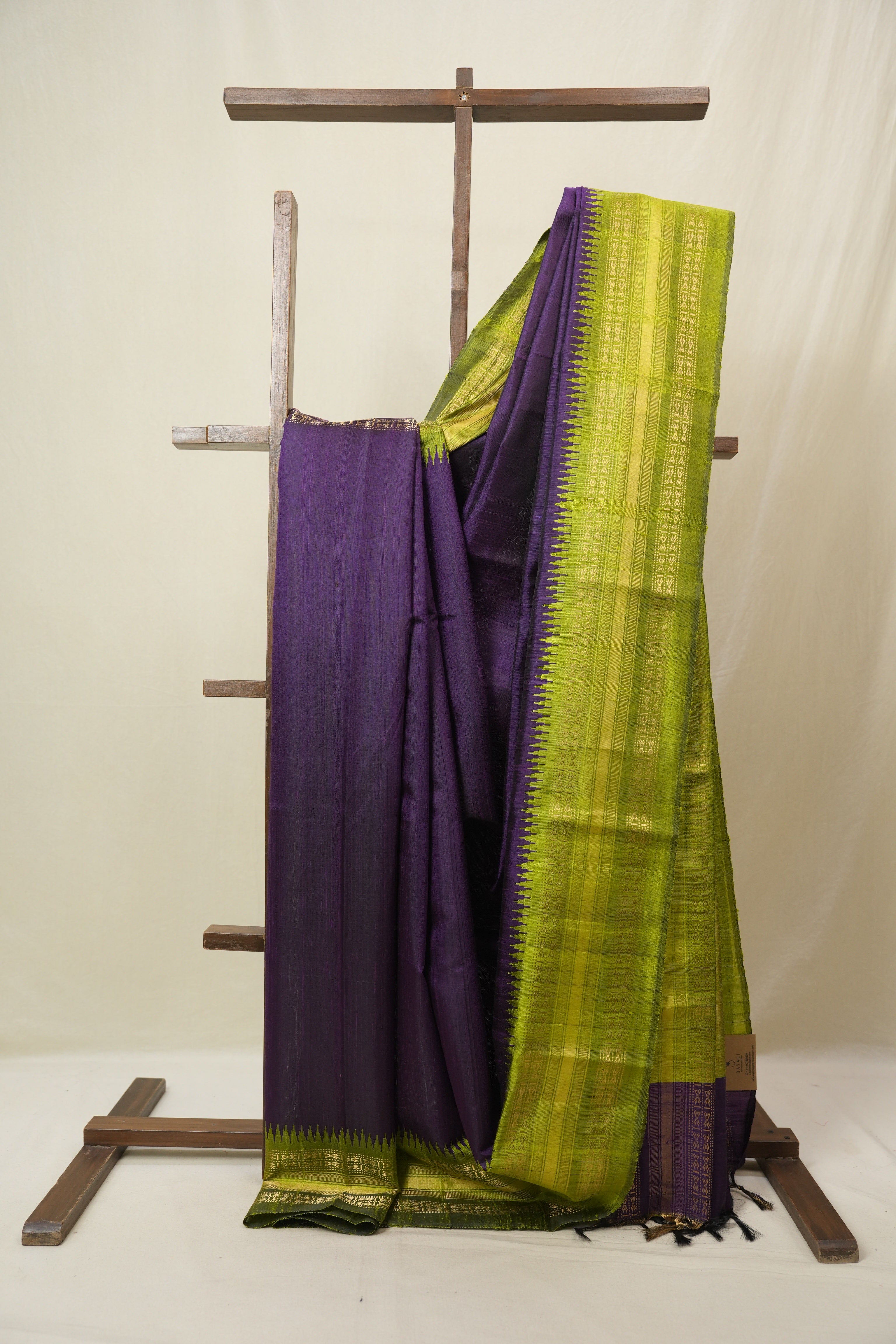 Purple Raw Silk Saree - SRPRSS994