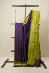 Purple Raw Silk Saree - SRPRSS994