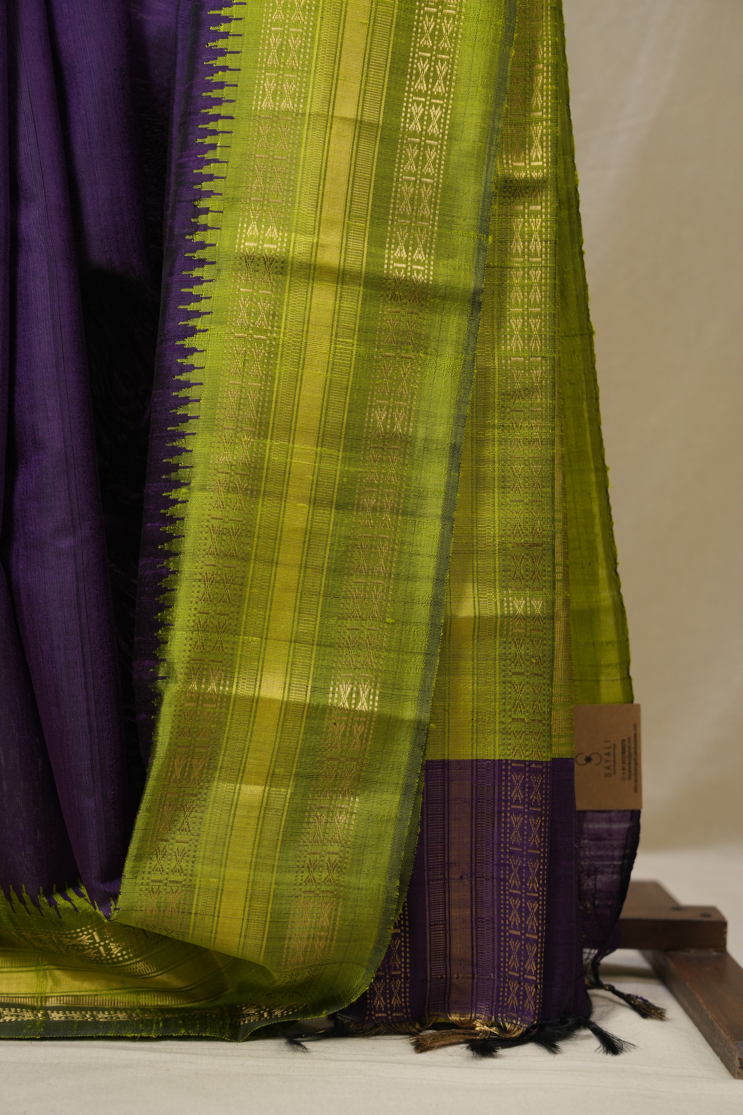 Purple Raw Silk Saree - SRPRSS994