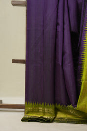 Purple Raw Silk Saree - SRPRSS994
