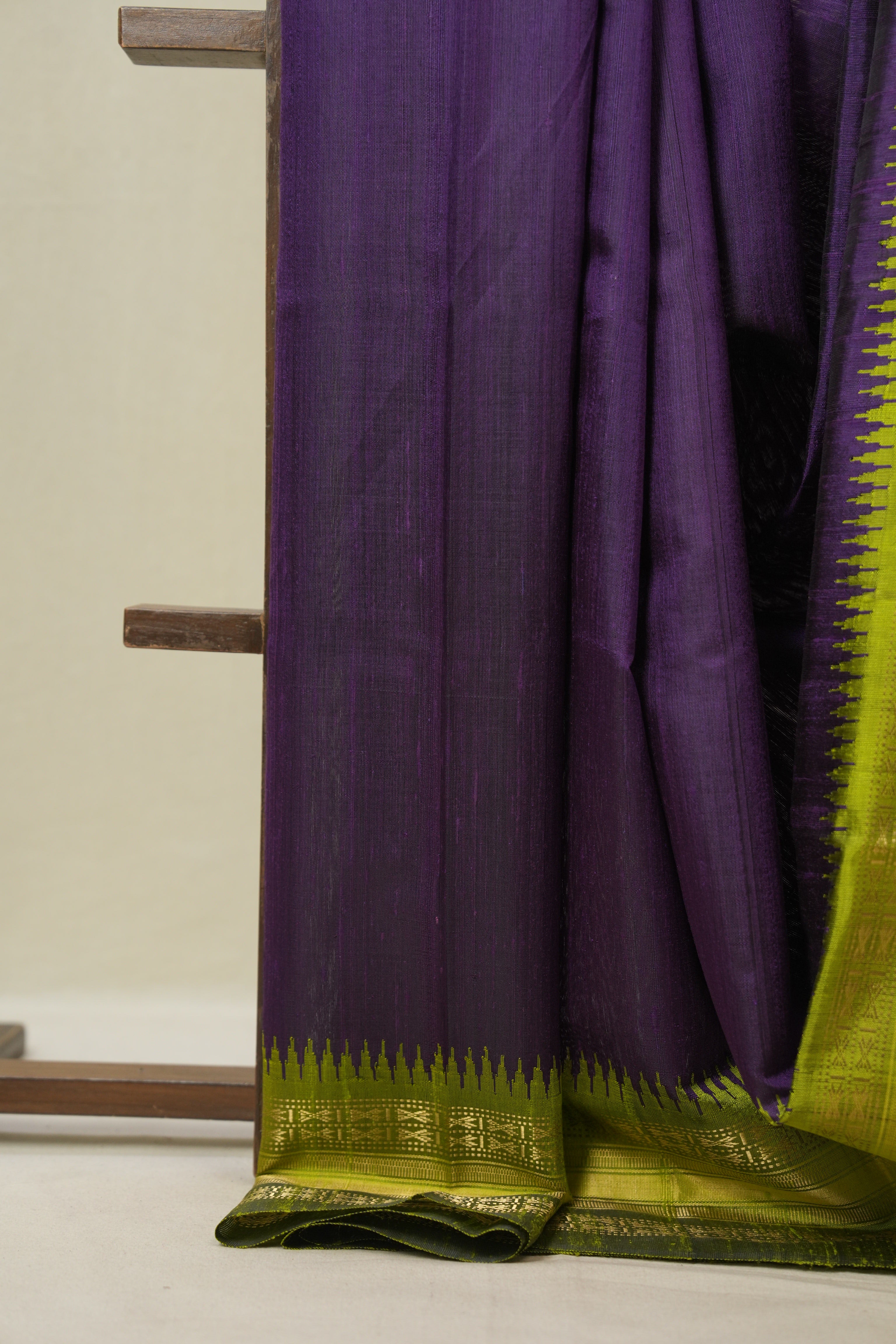 Purple Raw Silk Saree - SRPRSS994