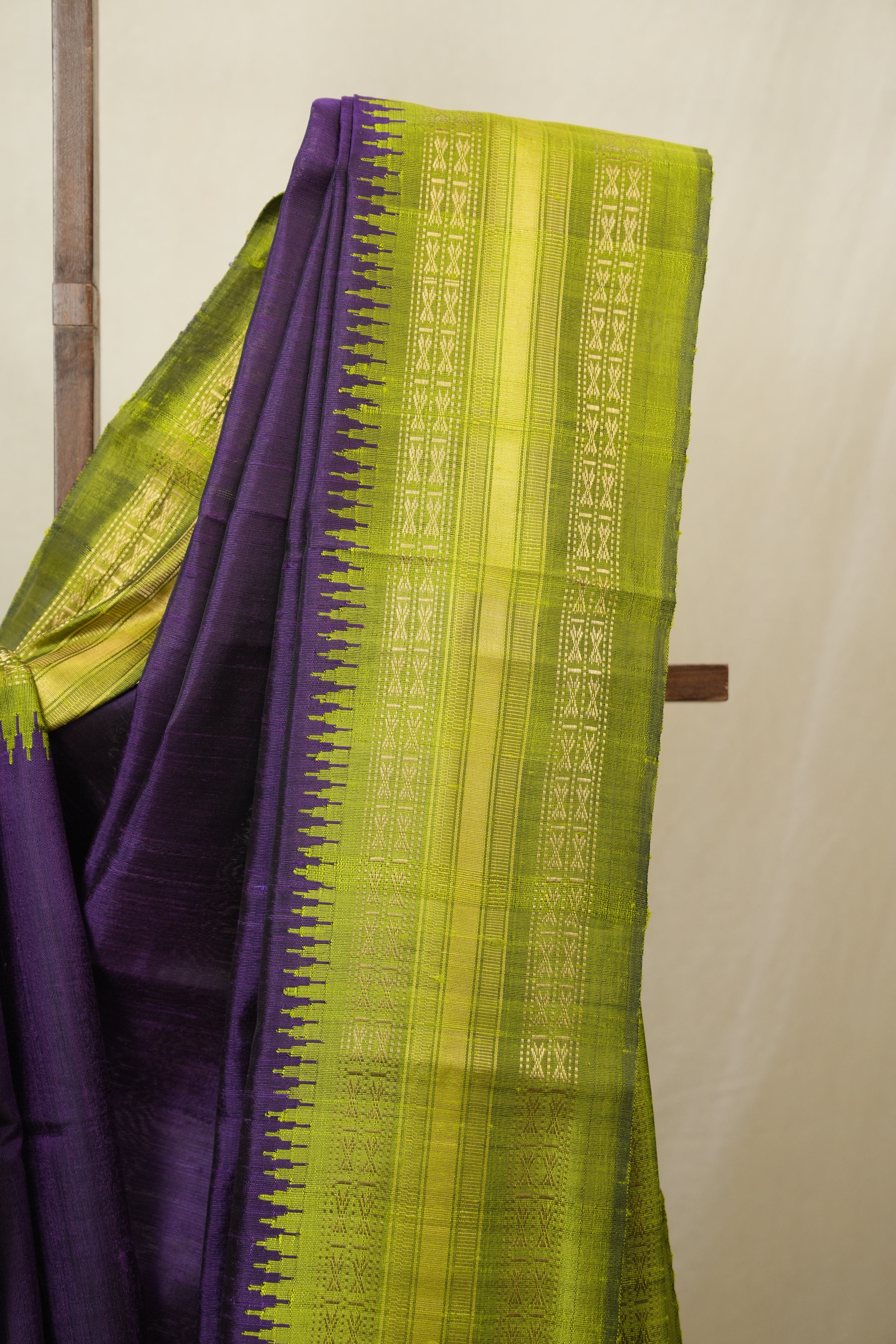 Purple Raw Silk Saree - SRPRSS994