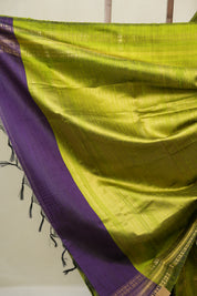 Purple Raw Silk Saree - SRPRSS994