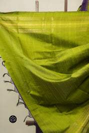 Purple Raw Silk Saree - SRPRSS994