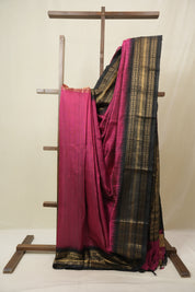 Magenta Raw Silk Saree - SRPRSS996
