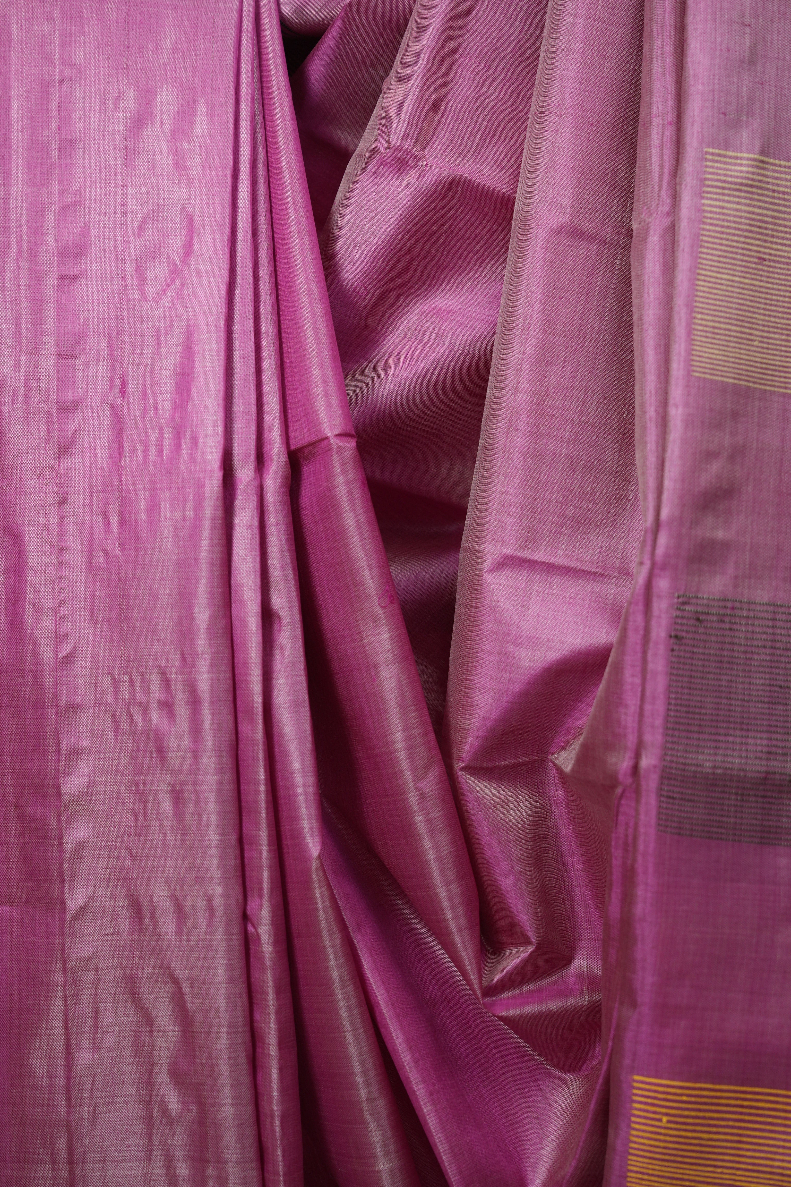 Pink Tussar Silk Saree - SRPTSS1908